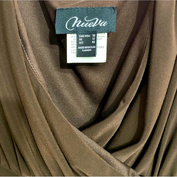 Rich Chocolate Brown Cocktail Dress - Picture 5 of 6